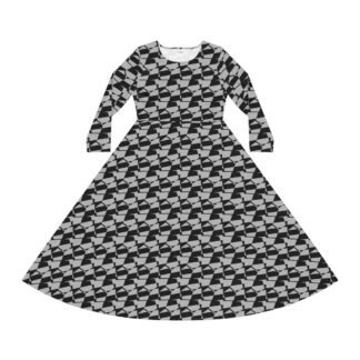 Women's Long Sleeve Dance Dress | Artwork-04